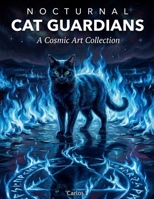 Nocturnal Cat Guardians: A Cosmic Fantasy Art Collection of Mystical Feline Guardians B0GRDCTQXV Book Cover