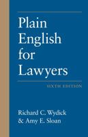 Plain English for Lawyers 0890899940 Book Cover