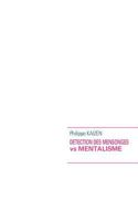 Detection des mensonges vs mentalisme 2810622213 Book Cover