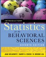 Introductory Statistics for the Behavioral Sciences 0470907762 Book Cover