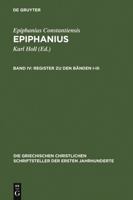 Epiphanius 3110179040 Book Cover