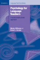 Psychology for Language Teachers: A Social Constructivist Approach 0521498805 Book Cover