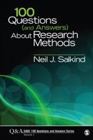 100 Questions (and Answers) about Research Methods 1412992036 Book Cover