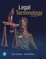 Legal Terminology 0131568043 Book Cover