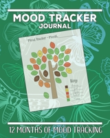 Mood Tracker Journal: 12 Months of Mood Tracking Illustrations plus Daily Journaling Log Butterfly Design 1708789197 Book Cover
