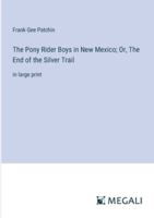 The Pony Rider Boys in New Mexico; Or, The End of the Silver Trail: in large print 336833722X Book Cover