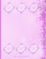 My Simple Notebook: Dot Grid Notebook Pink Pattern with Daisies. Use dotted paper for- Graphing Pad, Work Book, Planner, Doodling, To-Do Lists, ... Work or Play! GREAT for GIFT Giving!! 1674050003 Book Cover