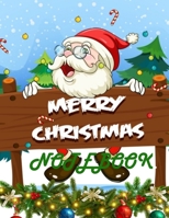 Merry Christmass notebook: Cute Merry Christmas and Happy New Year, Blank Lined Notebook / Journal / Diary 1704057248 Book Cover