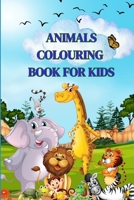 Wild Wonders: Animals Coloring Book for Kids B0CLSHCKYN Book Cover