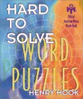 Hard-to-Solve Word Puzzles 0806935499 Book Cover