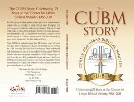 CUBM 25th: Celebrating 25 Years at the Center for Urban Biblical Ministry 1581691181 Book Cover