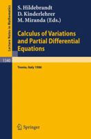 Calculus of Variations and Partial Differential Equations: Proceedings of a Conference, Held in Trento, Italy, June 16-21, 1986 3540501193 Book Cover