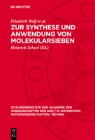 Zur Synthese Und Anwendung Von Molekularsieben 3112701488 Book Cover