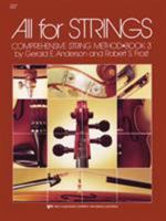 All for Strings: Comprehensive String Method: Book 3: Violin 0849733049 Book Cover