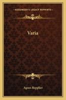 Varia 1023524341 Book Cover