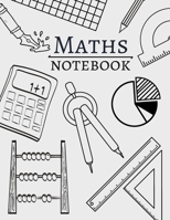 Maths notebook: wide grid composition notebook 120 pages (8.5x11) square graph paper, get ready for the new school year; back to school 2020 1088460542 Book Cover