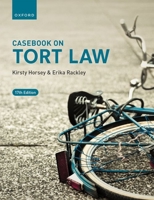 Casebook on Tort Law 17th Edition 0198874960 Book Cover