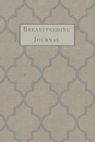 Breastfeeding Journal: Damask Pattern Newborn Baby Feeding and Diaper Tracker with Dot Grid Journaling Pages 1076932827 Book Cover