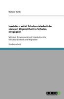 Inwiefern wirkt Schulsozialarbeit der sozialen Ungleichheit in Schulen entgegen?: Mit dem Schwerpunkt auf interkulturelle Schulsozialarbeit und Migration 365603267X Book Cover