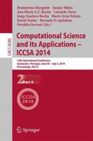 Computational Science and Its Applications - ICCSA 2014: 14th International Conference, Guimarães, Portugal, June 30 - July 3, 204, Proceedings, Part III 331909128X Book Cover
