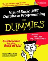 Visual Basic .NET Database Programming for Dummies 0764508741 Book Cover