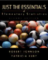 Just the Essentials of Elementary Statistics with CDRom 0534357792 Book Cover