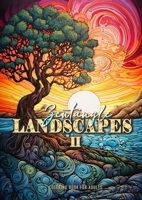 Zentangle Landscapes Coloring Book for Adults 2: Landscape Coloring Book for adults 2 beautiful zentangle landscapes and nature scenes zentangle landscapes coloring book 3758432049 Book Cover