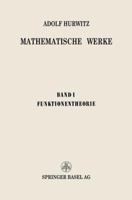 Mathematische Werke: Erster Band Funktionentheorie 3034840861 Book Cover
