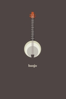 Banjo: Minimal Design Lined Practice Journal 6” x 9” 120 pages 1700141163 Book Cover