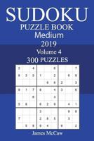 300 Medium Sudoku Puzzle Book 2019 1723161454 Book Cover