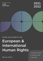 Core Documents on European and International Human Rights 2021-22 null Book Cover