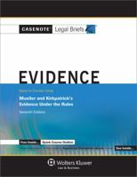 Evidence: Keyed to Courses Using Mueller and Kirkpatrick's Evidence Under the Rules 0735508739 Book Cover