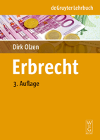 Erbrecht 3899495632 Book Cover