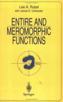 Entire and Meromorphic Functions (Universitext) 0387945105 Book Cover