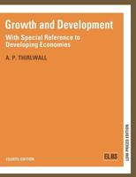 Growth and Development: With Special Reference to Developing Economies 0333493117 Book Cover