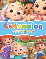 Cocomelon Coloring Book: Dollhouses B09FCHDQWK Book Cover