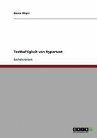 Texthaftigkeit von Hypertext 3638914887 Book Cover