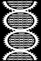 Bicyle Gear Dna Mountain Biker - Notebook: Notebook or Diary with Dot-Grid 120 Pages 6x9 Inches 1672646189 Book Cover