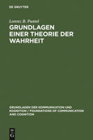 Grundlagen Einer Theorie Der Wahrheit 3110120798 Book Cover