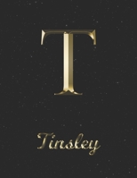 Tinsley: 1 Year Daily Planner (12 Months) Yellow Gold Effect Letter T Initial First Name 2020 - 2021 365 Pages for Planning January 20 - December 20 Appointment Calendar Schedule Plan Each Day, Set Go 1698894236 Book Cover