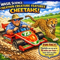 Wasil Science: Creation Creature Features Cheetahs! B0CPLRJYDD Book Cover