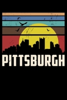 Pittsburgh: Retro Pittsburgh 1970s Design Lined Notebook Journal Diary 6x9 1673558364 Book Cover