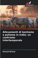 Allevamenti di bestiame e pollame in India: un confronto intertemporale 6209344798 Book Cover
