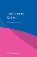 Tort Law in Quebec 9403508418 Book Cover