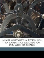 Infant Mortality in Pittsburgh: An Analysis of Records for 1920 With six Charts 1174850027 Book Cover