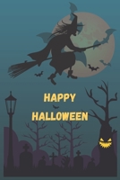 Happy Hallowen: Funny Halloween Color Book For Children's - Halloween Gift for Toddlers beautiful color pages with funny characters B08KBKZ995 Book Cover