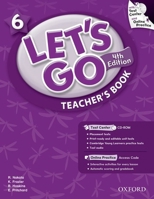 Let's Go 6 Teacher's Book with Test Center CD-ROM: Language Level: Beginning to High Intermediate. Interest Level: Grades K-6. Approx. Reading Level: K-4 0194641538 Book Cover