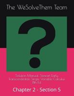 Solution Manual: Stewart Early Transcendentals Single Variable Calculus 8th Ed.: Chapter 2 - Section 5 1717830218 Book Cover