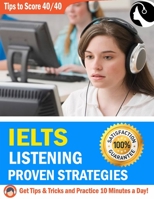 IELTS LISTENING TIPS & TRICKS: The NO#1 Book for IELTS Listening Test, Just Practice and Get a Target Band Score of 8.0+ B09DJFZ1TW Book Cover