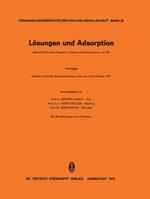 Losungen Und Adsorption 3798505381 Book Cover
